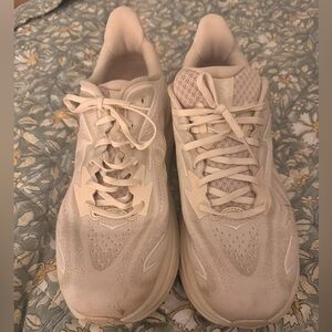 HOKA Clifton 10 Running Shoes | Men’s 12.5 D | White | Cushioned Comfort